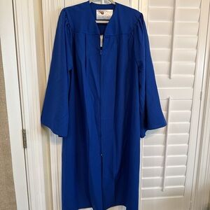 Graduation Gown Royal Blue 5' 6" - 5' 8" unisex